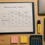 Tableau de répartition des taches pour équilibrer les charges de travail