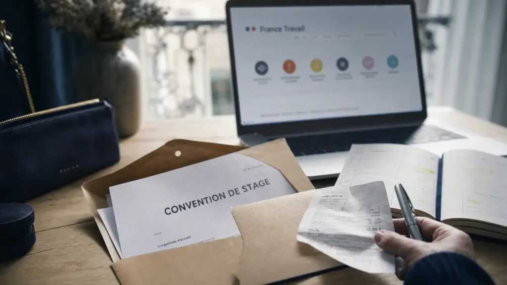 Chomage et stage : déclaration stage à France Travail pour garder l’ARE