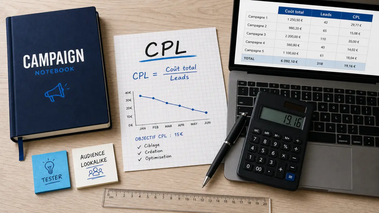 CPL marketing : coût par lead 45 € B2B et 60 € finance