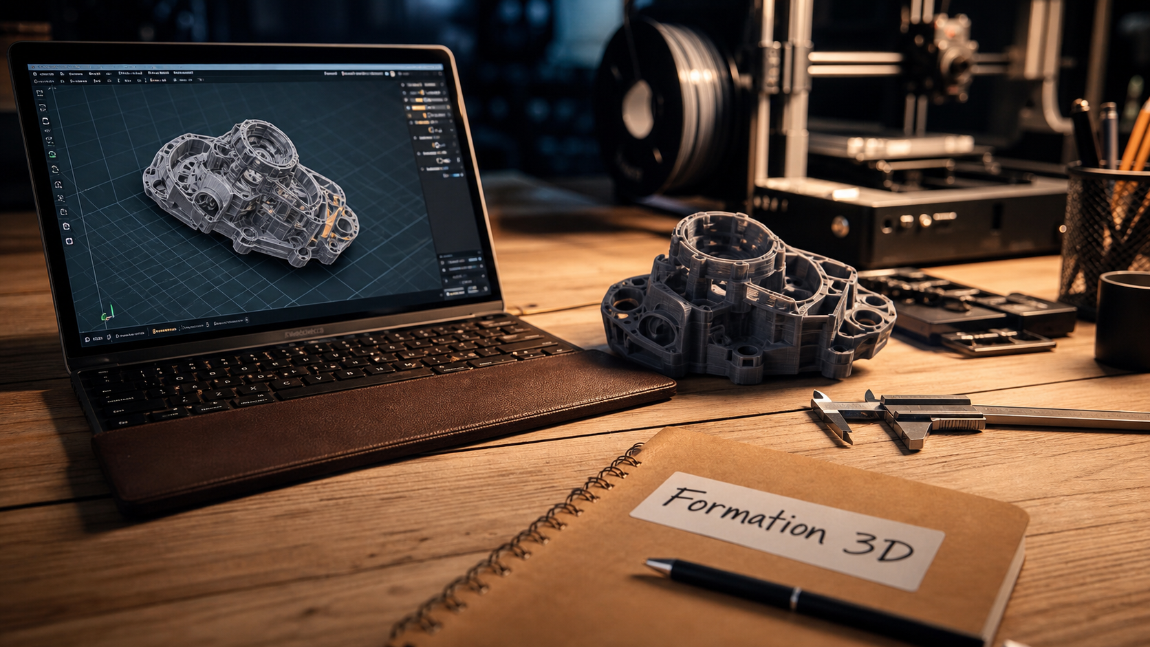 Formation 3D : ordinateur, modélisation et impression 3D sur bureau