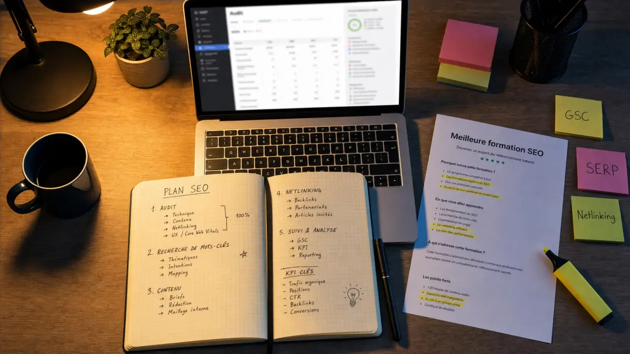 Meilleure formation seo : critères CPF et formats à vérifier