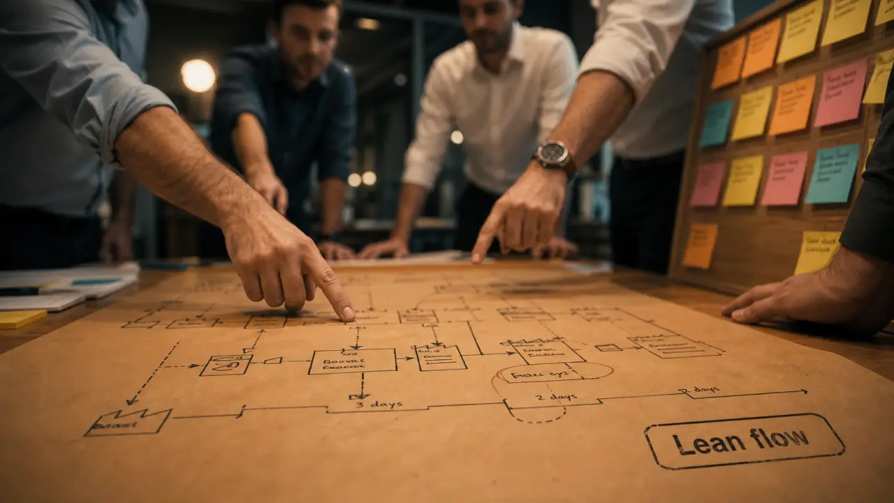 Processus lean : VSM et Kanban pour améliorer le flux