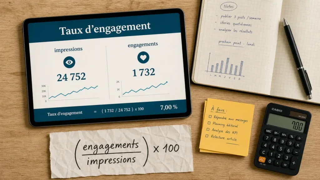 Taux d'engagement linkedin : calcul et leviers pour progresser