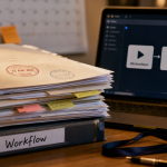 Workflow exemple pour validations, achats et projets sur bureau