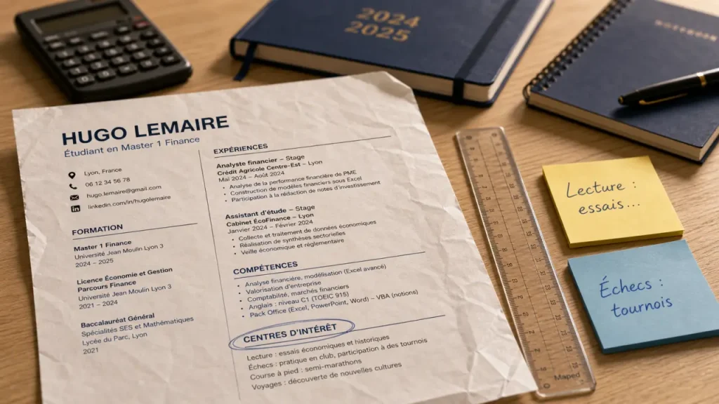 3 filtres pour choisir un centre d’intérêt CV utile sans tomber dans le banal