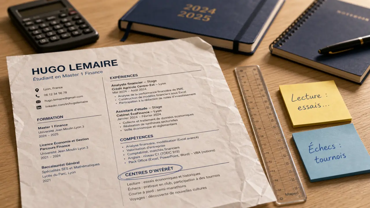 Centre d intérêt cv : CV et exemples de centres d intérêt