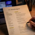cv webdesigner avec portfolio ATS lisible sur papier et écran