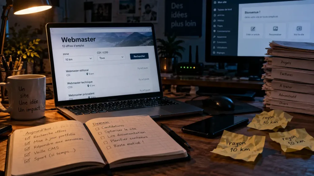 Emploi webmaster : élargir sa recherche sans perdre de vue le bon poste