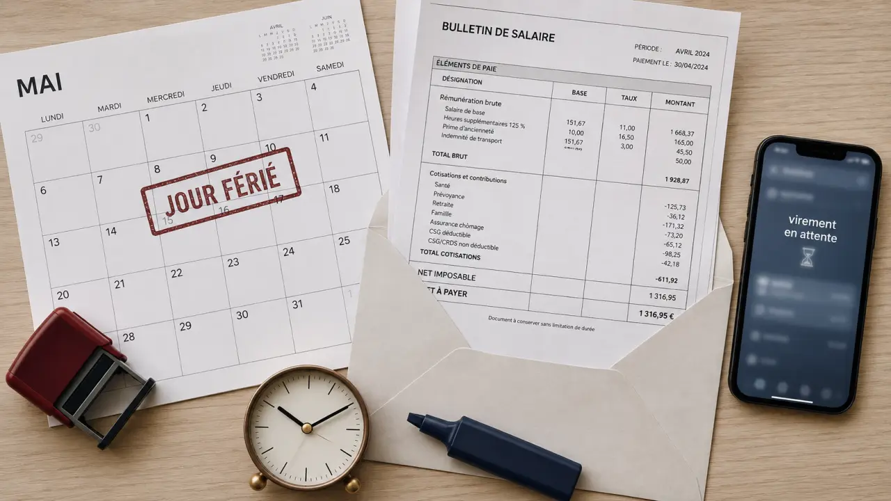 Peut on recevoir son salaire un jour férié ? Traitement et virement