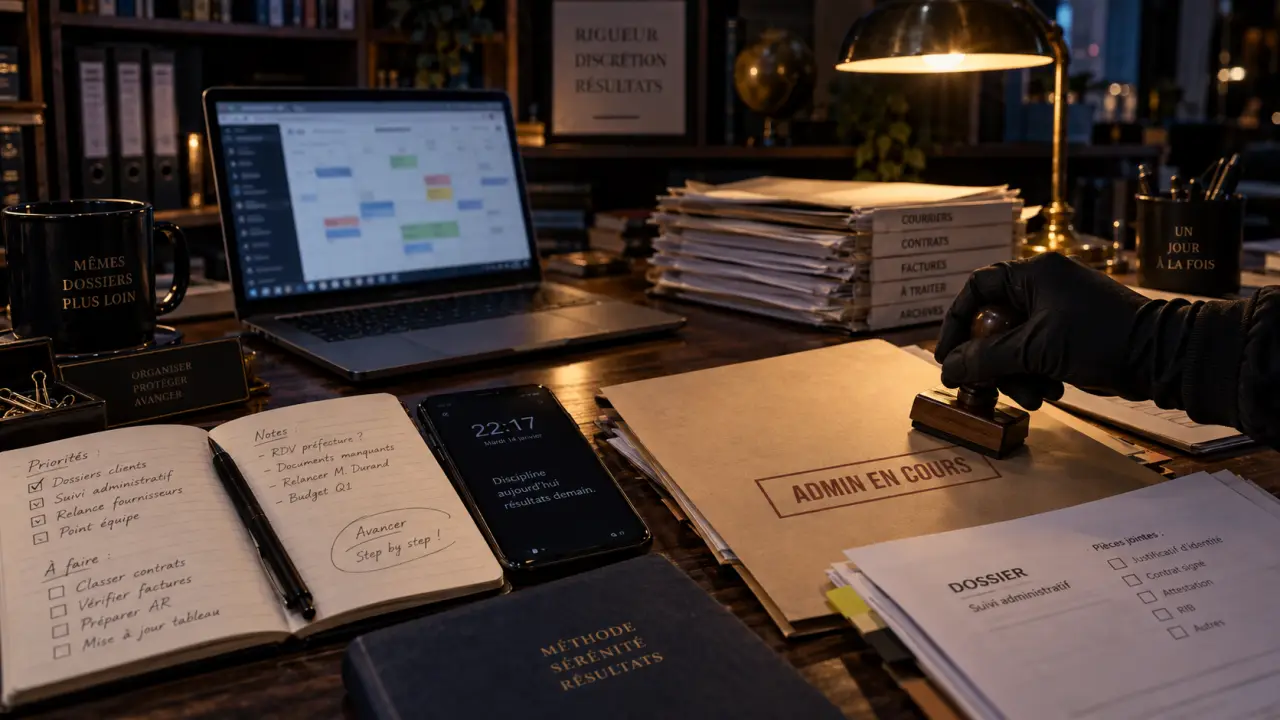 Secrétaire freelance délègue l’administratif sur un bureau