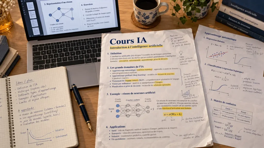 Cours d’intelligence artificielle en PDF gratuit : choisir selon son niveau, pas au nombre de pages