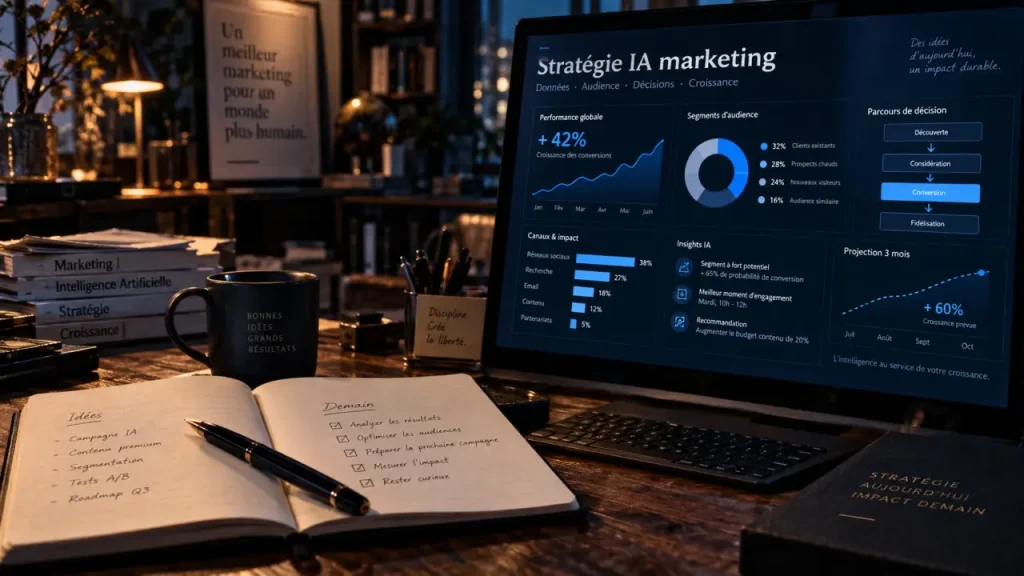 Stratégie marketing et intelligence artificielle : de l’automatisation à l’anticipation client